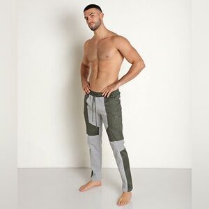 NASTY PIG FUSION PANT HEATHER GREY & ARMY GREEN
SIZE XXL